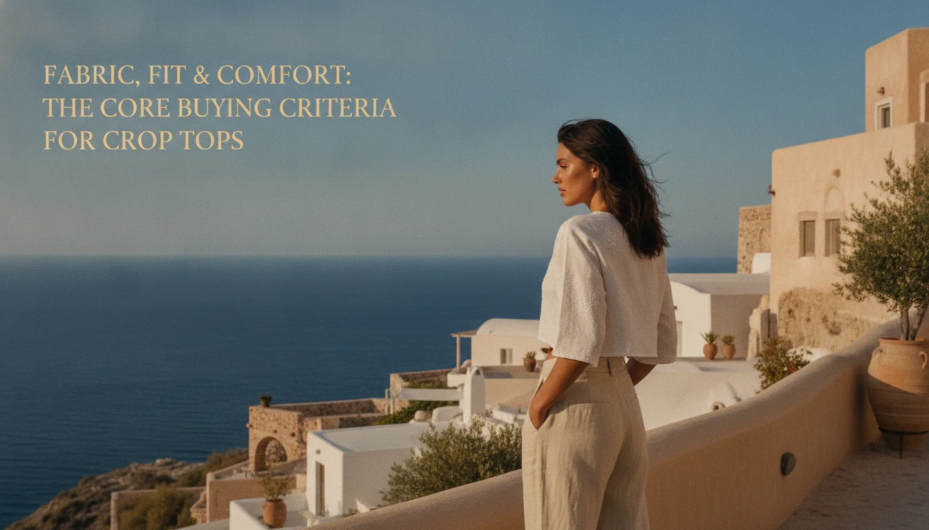 Visual guide to Fabric, Fit, and Comfort: The Core Buying Criteria