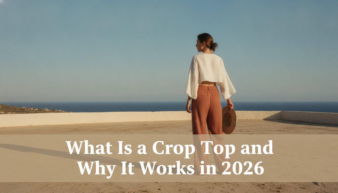 Illustration of What Is a Crop Top and Why It Works in 2026