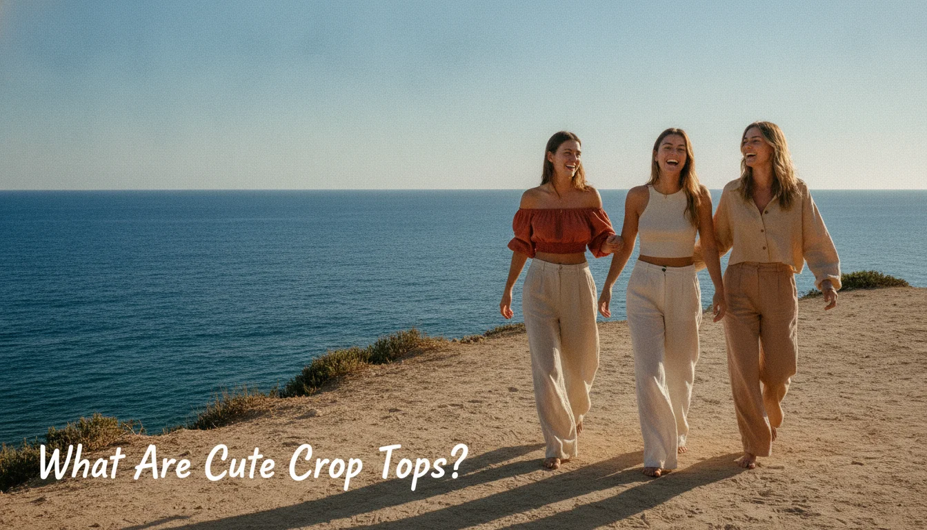 Illustration of What Are Cute Crop Tops?