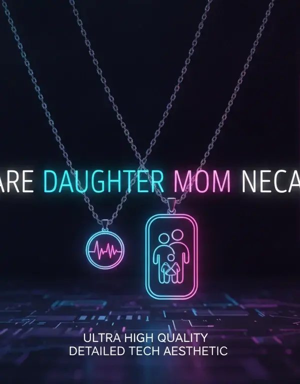 Illustration of What Are Daughter Mom Necklaces?