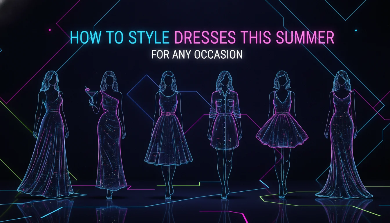 Concept illustration for How to Style Dresses This Summer for Any Occasion