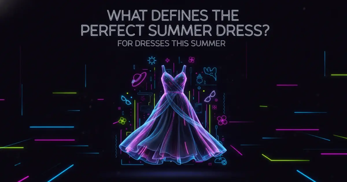 Illustration of What Defines the Perfect Summer Dress?