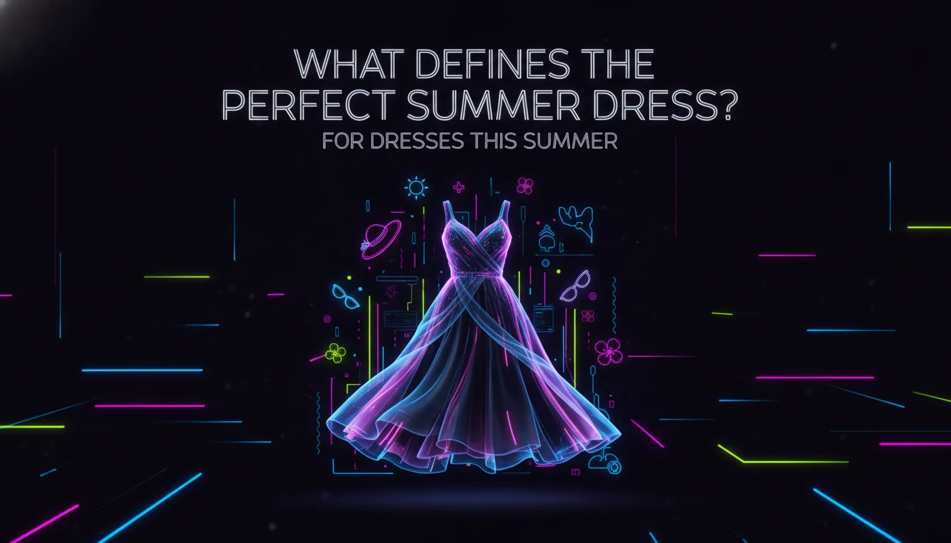 Illustration of What Defines the Perfect Summer Dress?