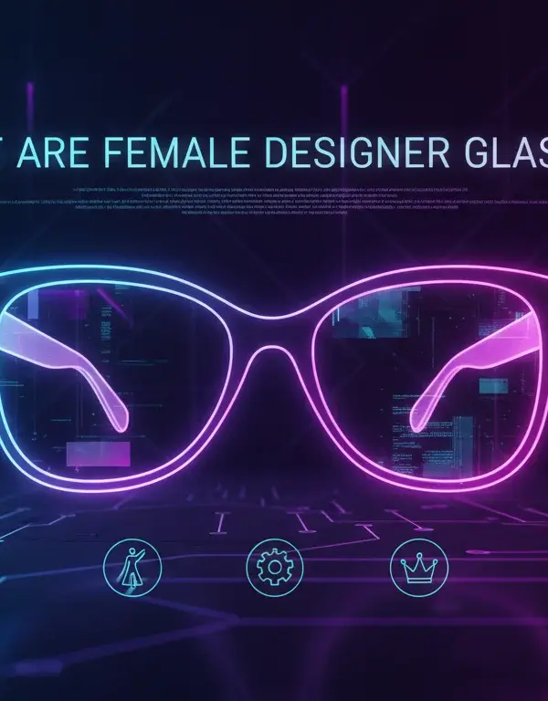 Illustration of What Are Female Designer Glasses?