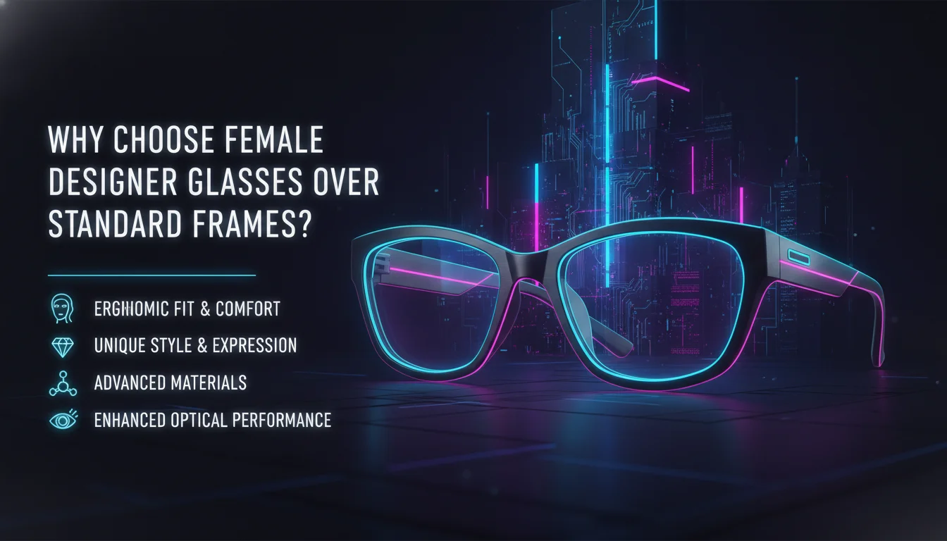 Why Choose Female Designer Glasses Over Standard Frames? — illustrated overview