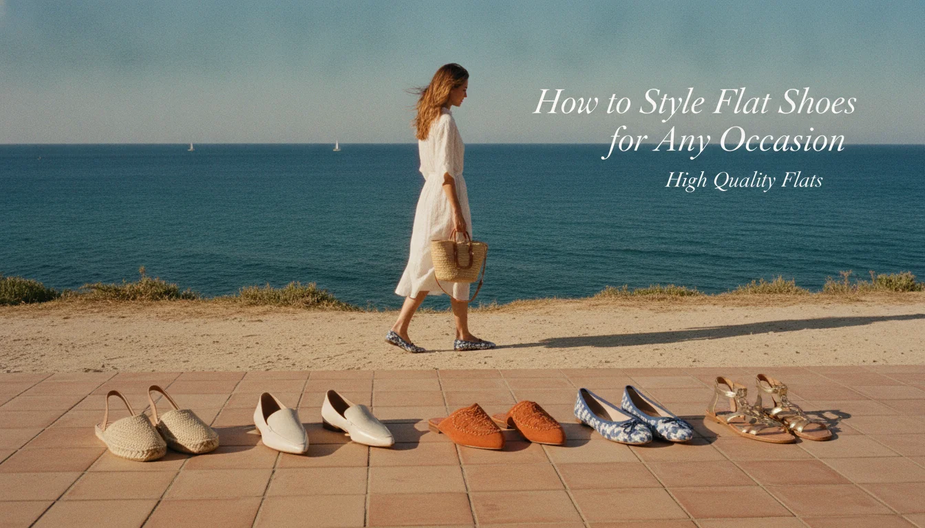 Visual guide to How to Style Flat Shoes for Any Occasion