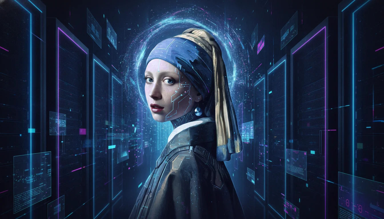Visual guide to 3. Composition and Visual Brilliance of the Girl with the Pearl Earring Painting