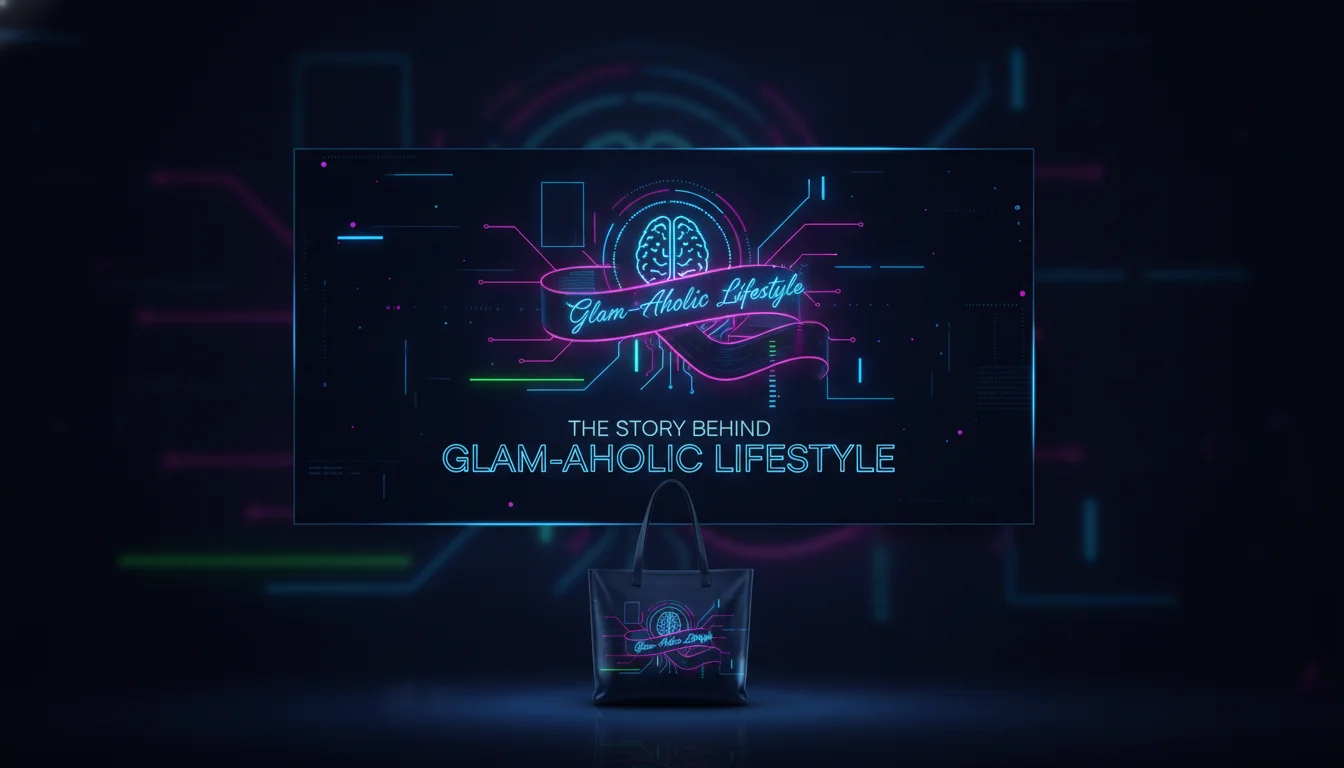 The Story Behind Glam-Aholic Lifestyle — illustrated overview