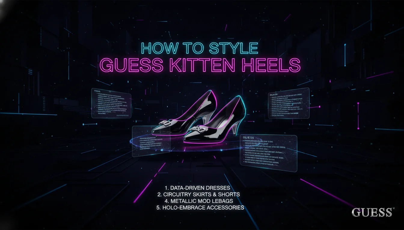 Visual guide to How to Style Guess Kitten Heels