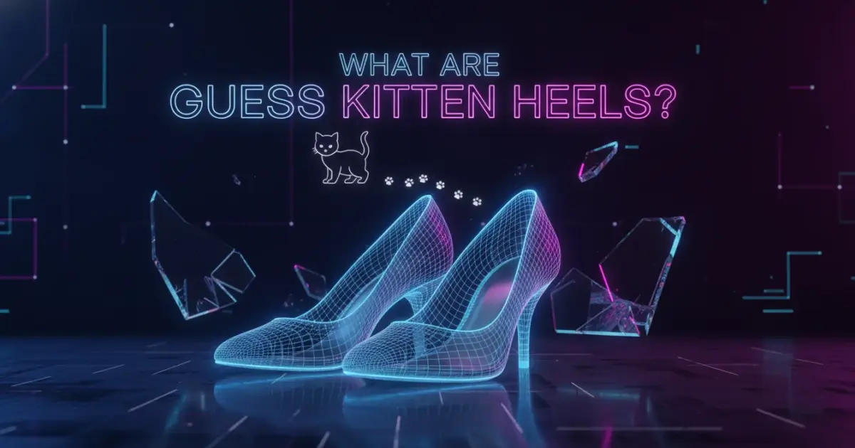 Illustration of What Are Guess Kitten Heels?