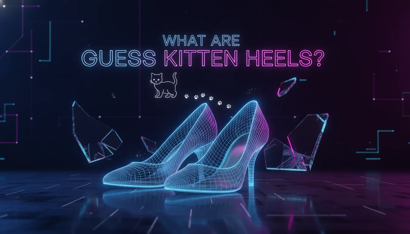 Illustration of What Are Guess Kitten Heels?
