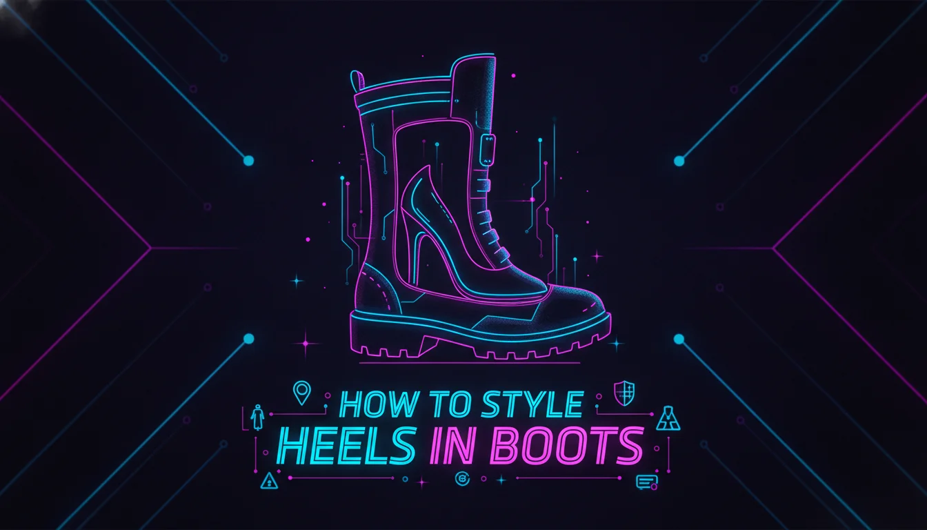 Visual guide to How to Style Heels in Boots