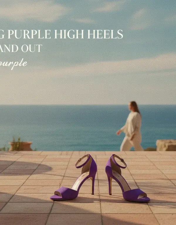 Illustration of Understanding Purple High Heels and Why They Stand Out
