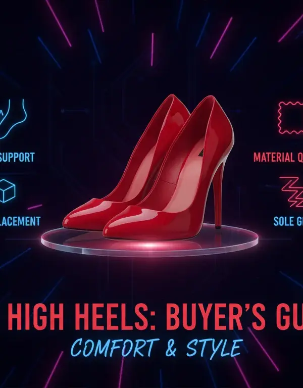 Illustration of What to Look For When Buying High Heels Red Color