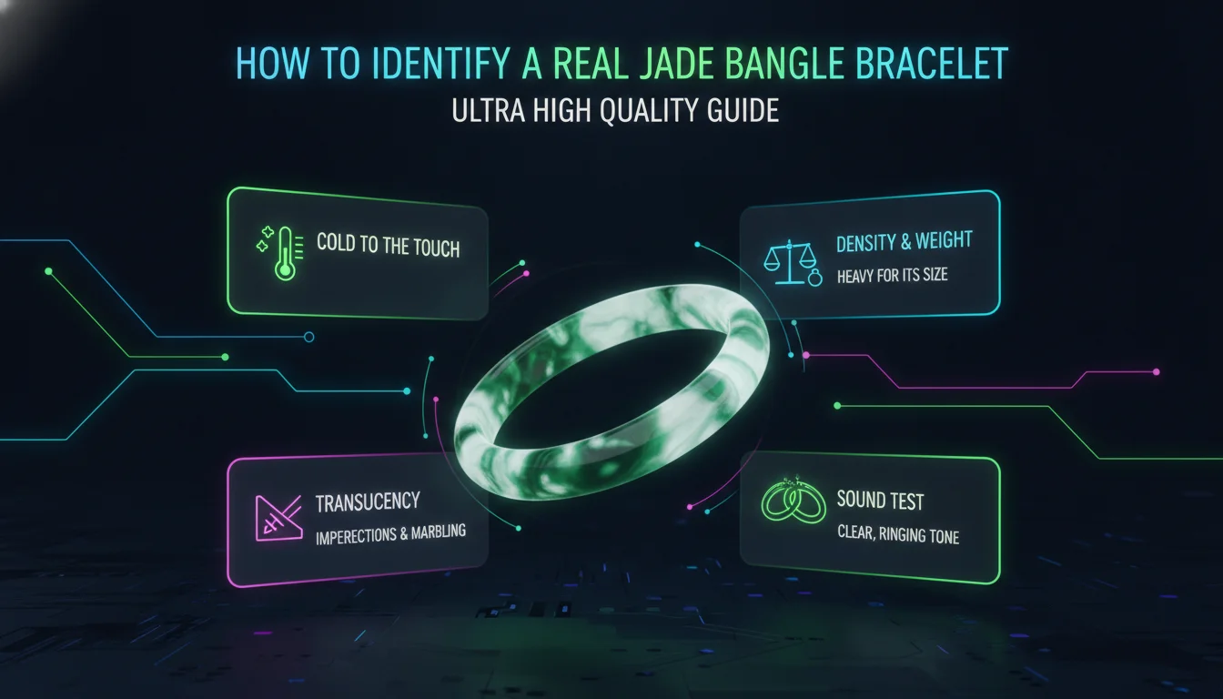 Visual guide to How to Identify a Real Jade Bangle Bracelet
