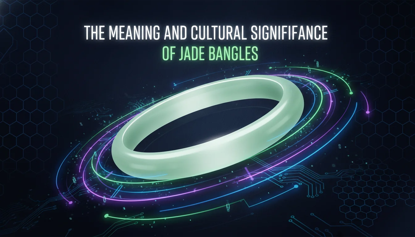 The Meaning and Cultural Significance of Jade Bangles — illustrated overview