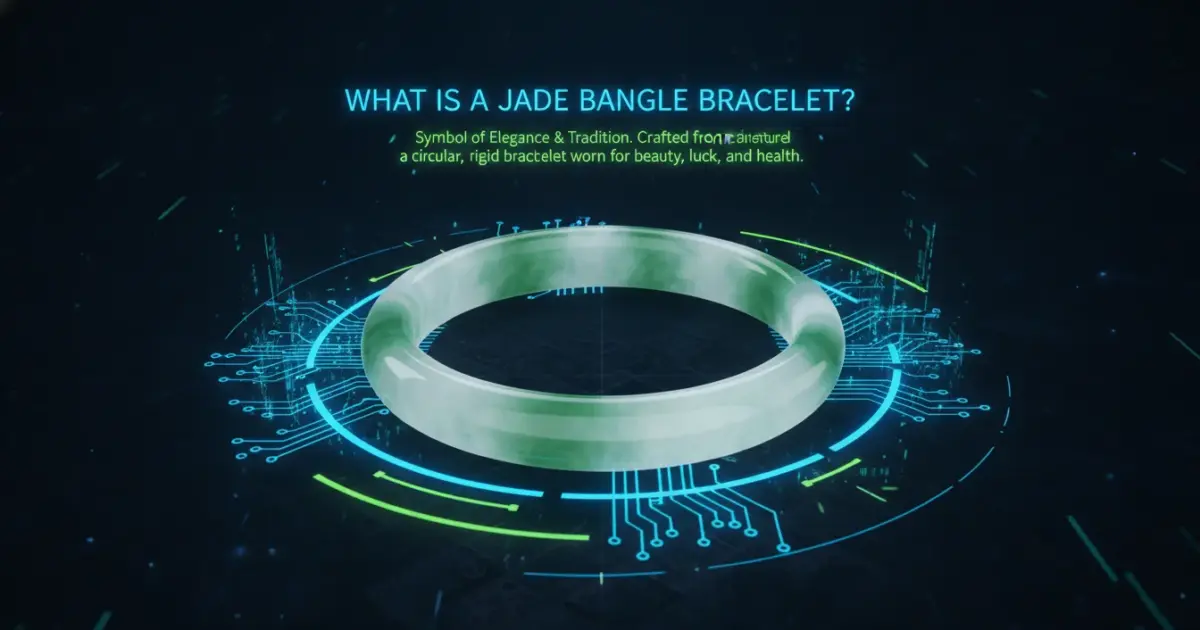 Illustration of What Is a Jade Bangle Bracelet?