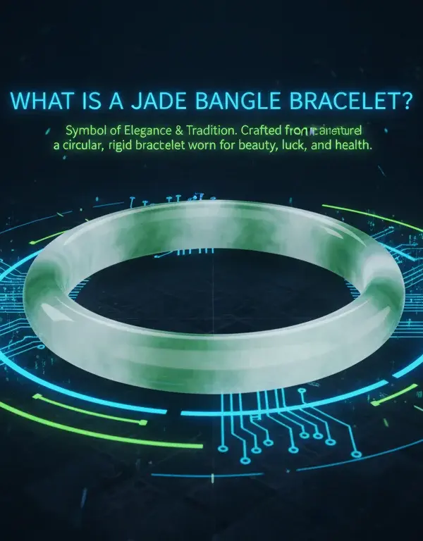 Illustration of What Is a Jade Bangle Bracelet?