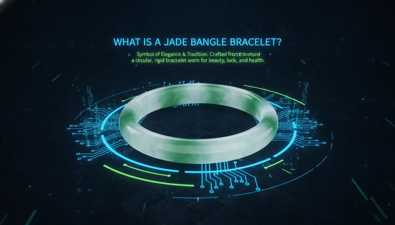 Illustration of What Is a Jade Bangle Bracelet?