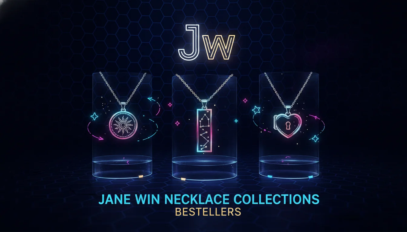Visual guide to Jane Win Necklace Collections and Bestsellers