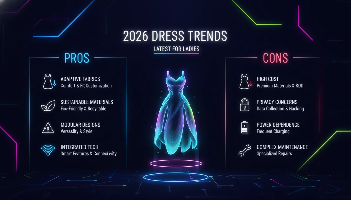 Pros and Cons of the Latest Dress Trends for 2026 — illustrated overview
