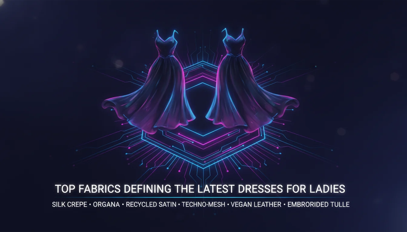 Visual guide to Top Fabrics Defining the Latest Dresses for Ladies