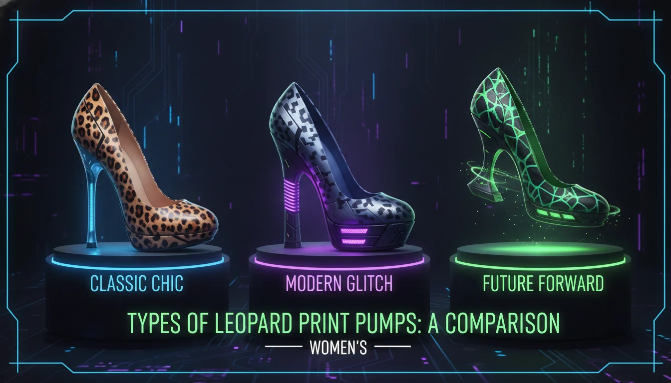 Concept illustration for Types of Leopard Print Pumps: A Comparison