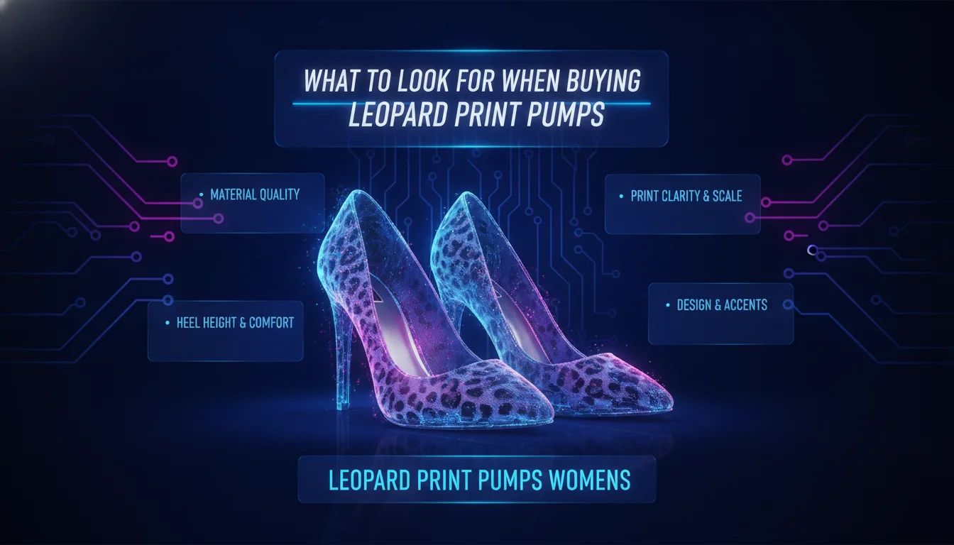 Visual guide to What to Look for When Buying Leopard Print Pumps