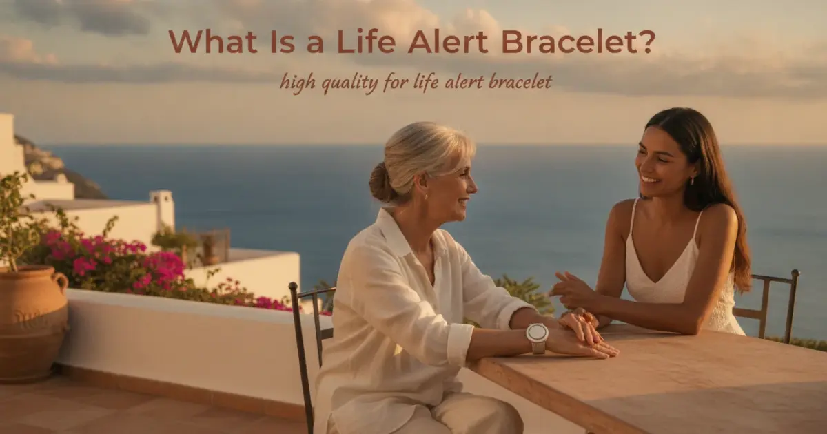 Illustration of What Is a Life Alert Bracelet?