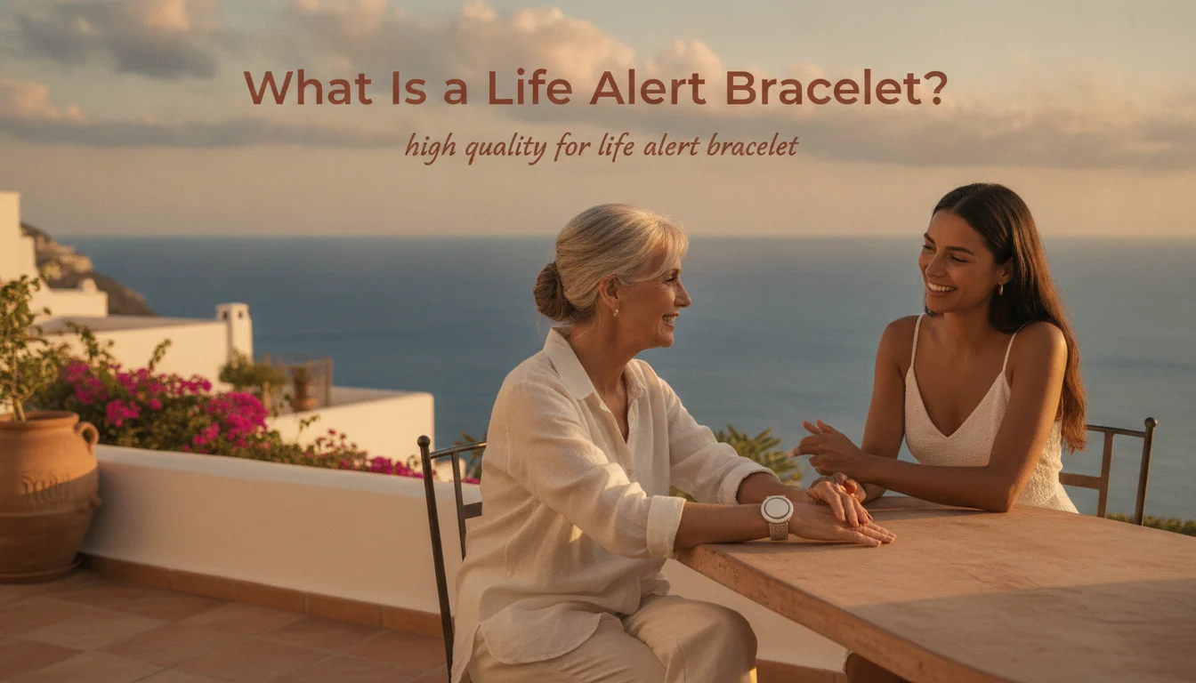 Illustration of What Is a Life Alert Bracelet?