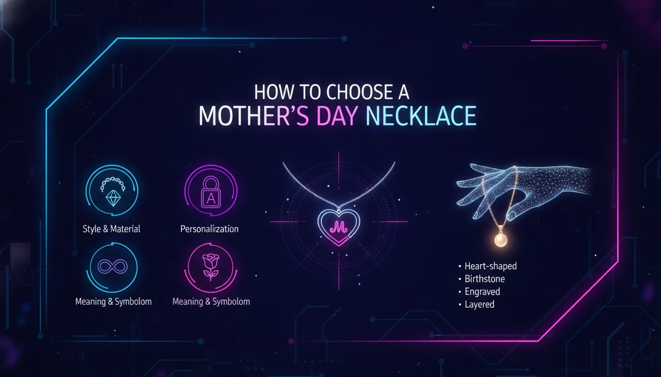 Concept illustration for How to Choose a Mother's Day Necklace