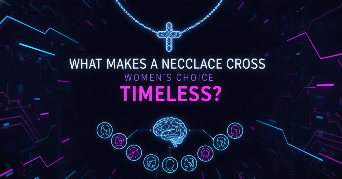 Illustration of What Makes a Necklace Cross Women's Choice Timeless?