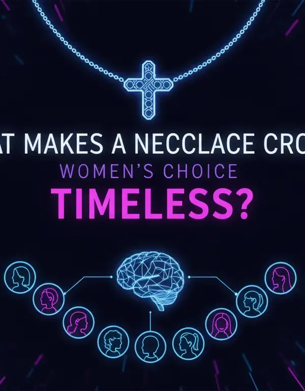 Illustration of What Makes a Necklace Cross Women's Choice Timeless?