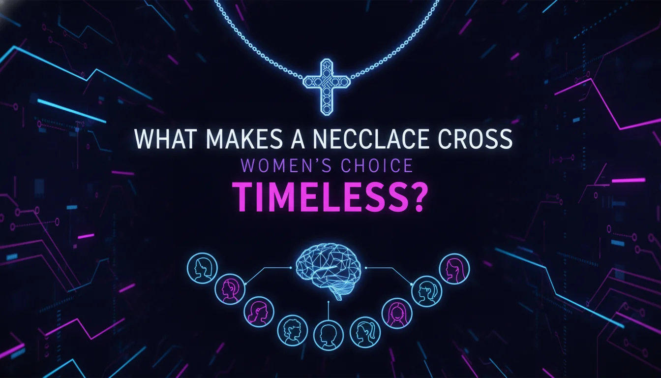 Illustration of What Makes a Necklace Cross Women's Choice Timeless?