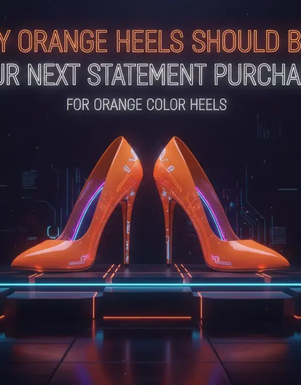 Illustration of Why Orange Heels Should Be Your Next Statement Purchase