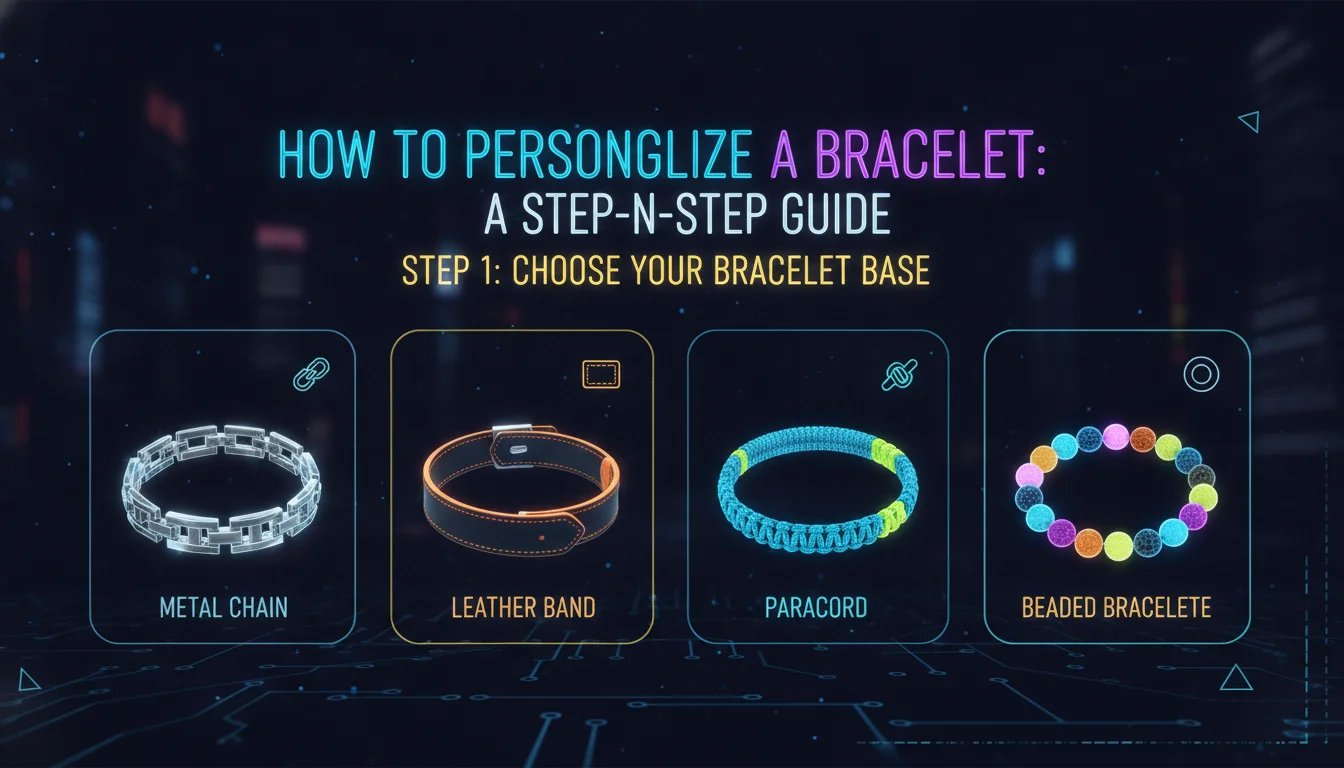 How to Personalize a Bracelet: A Step-by-Step Guide — illustrated overview