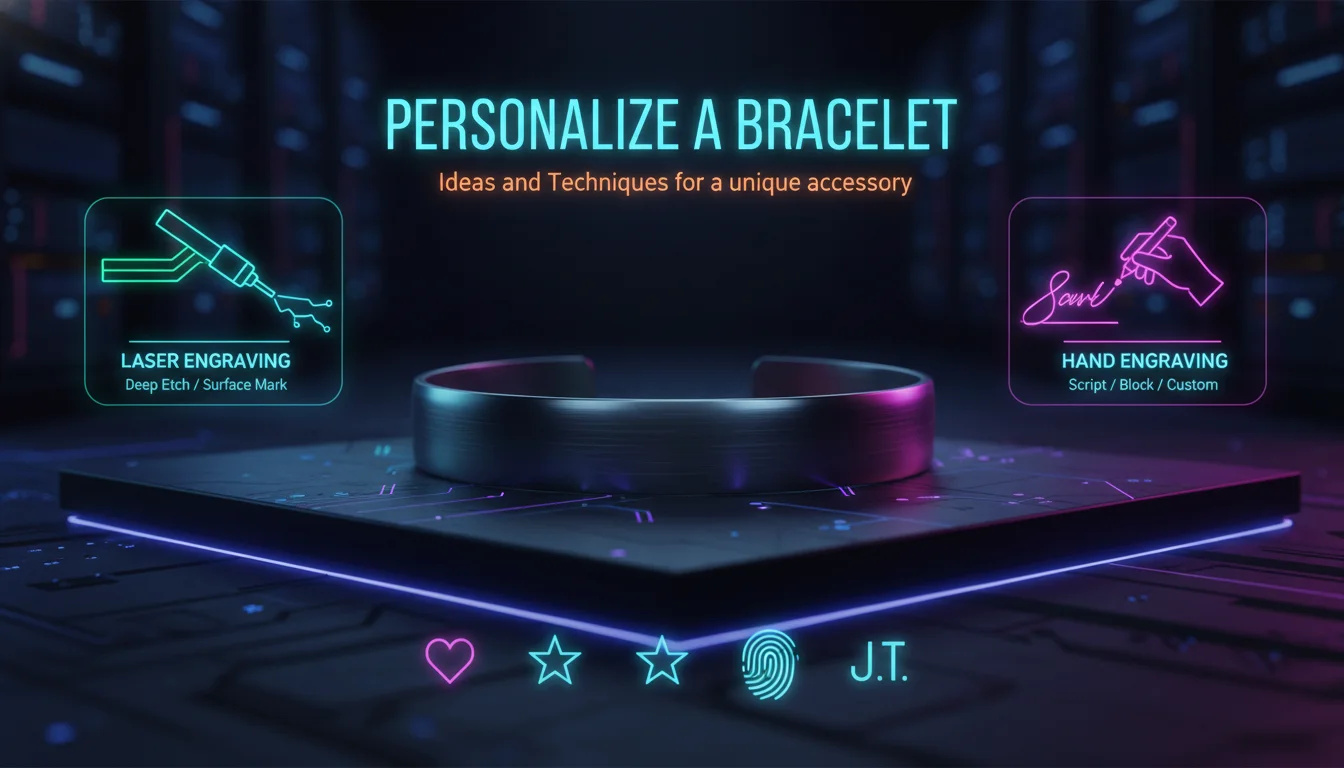 Visual guide to Personalize a Bracelet with Engraving: Ideas and Techniques