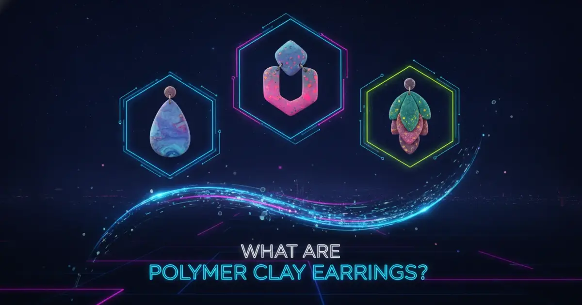 Illustration of What Are Polymer Clay Earrings?