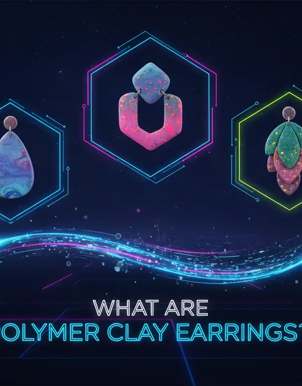Illustration of What Are Polymer Clay Earrings?