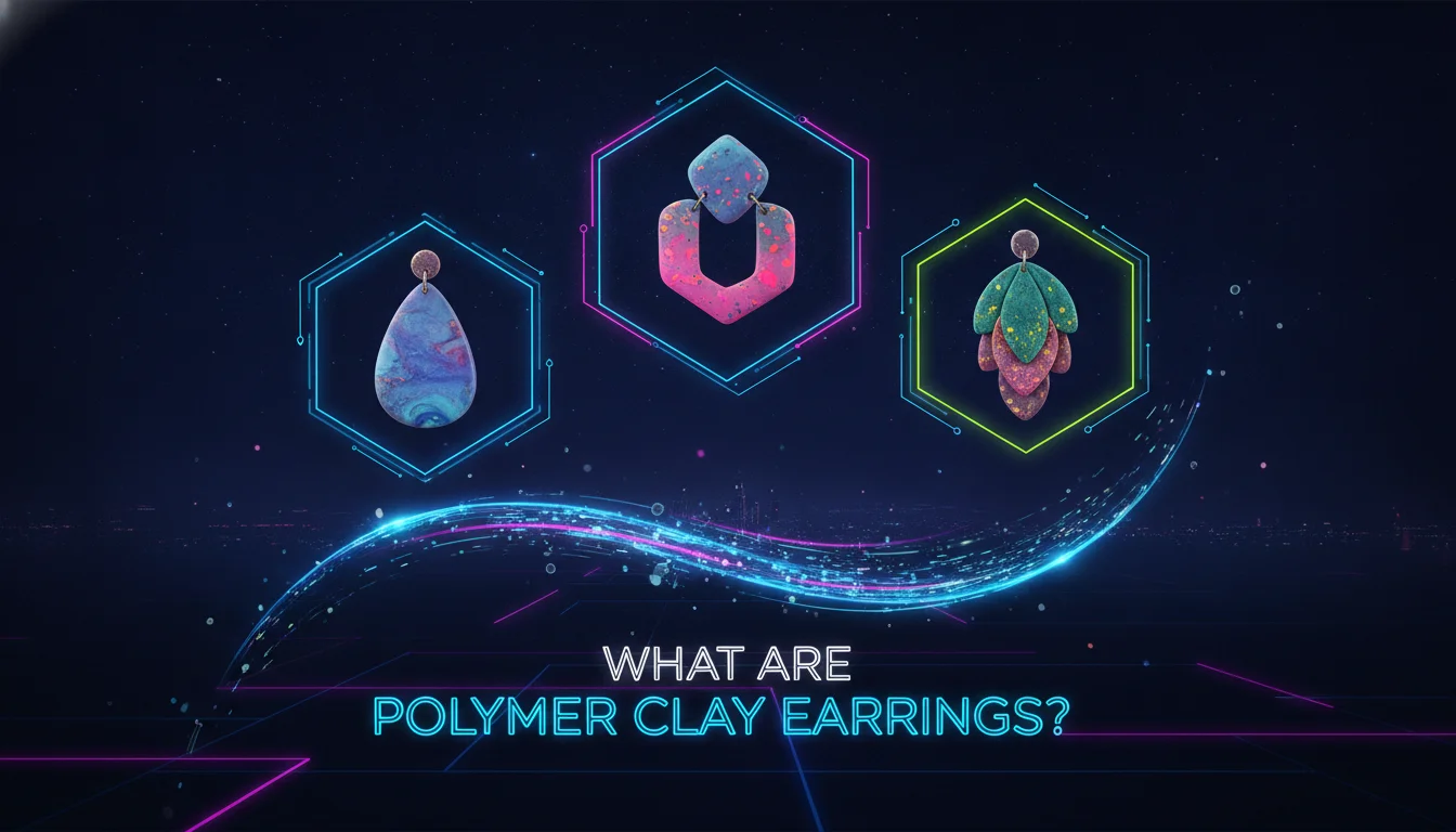 Illustration of What Are Polymer Clay Earrings?