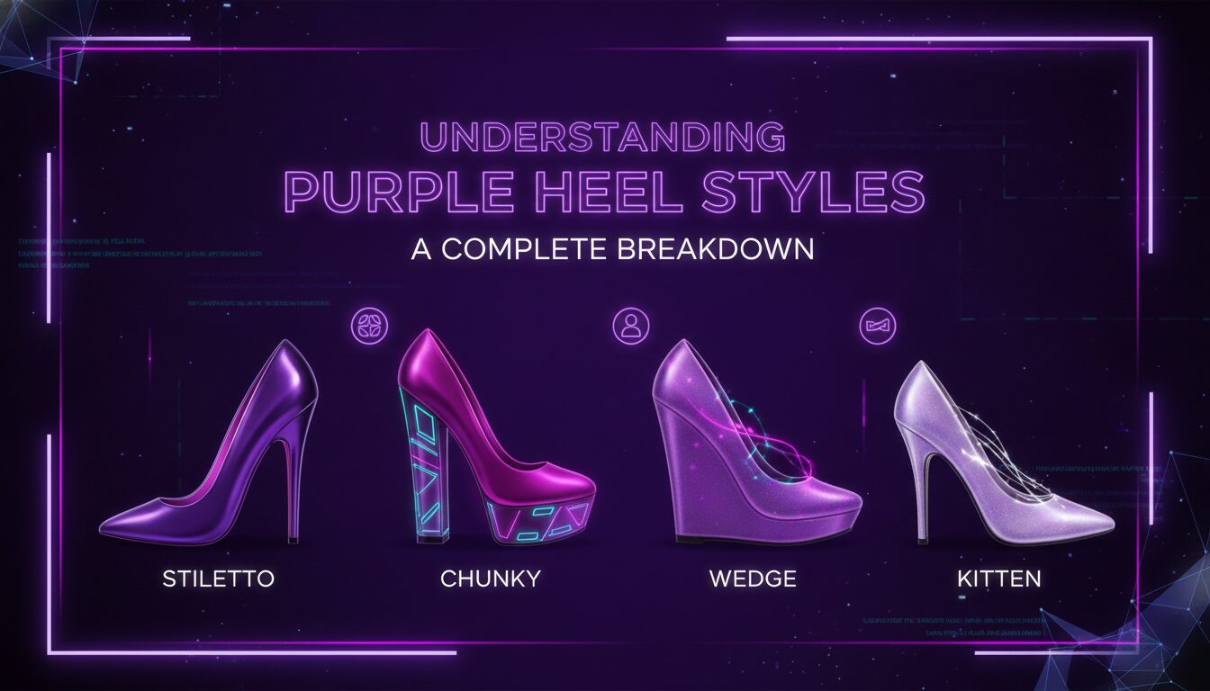 Understanding Purple Heel Styles: A Complete Breakdown — illustrated overview
