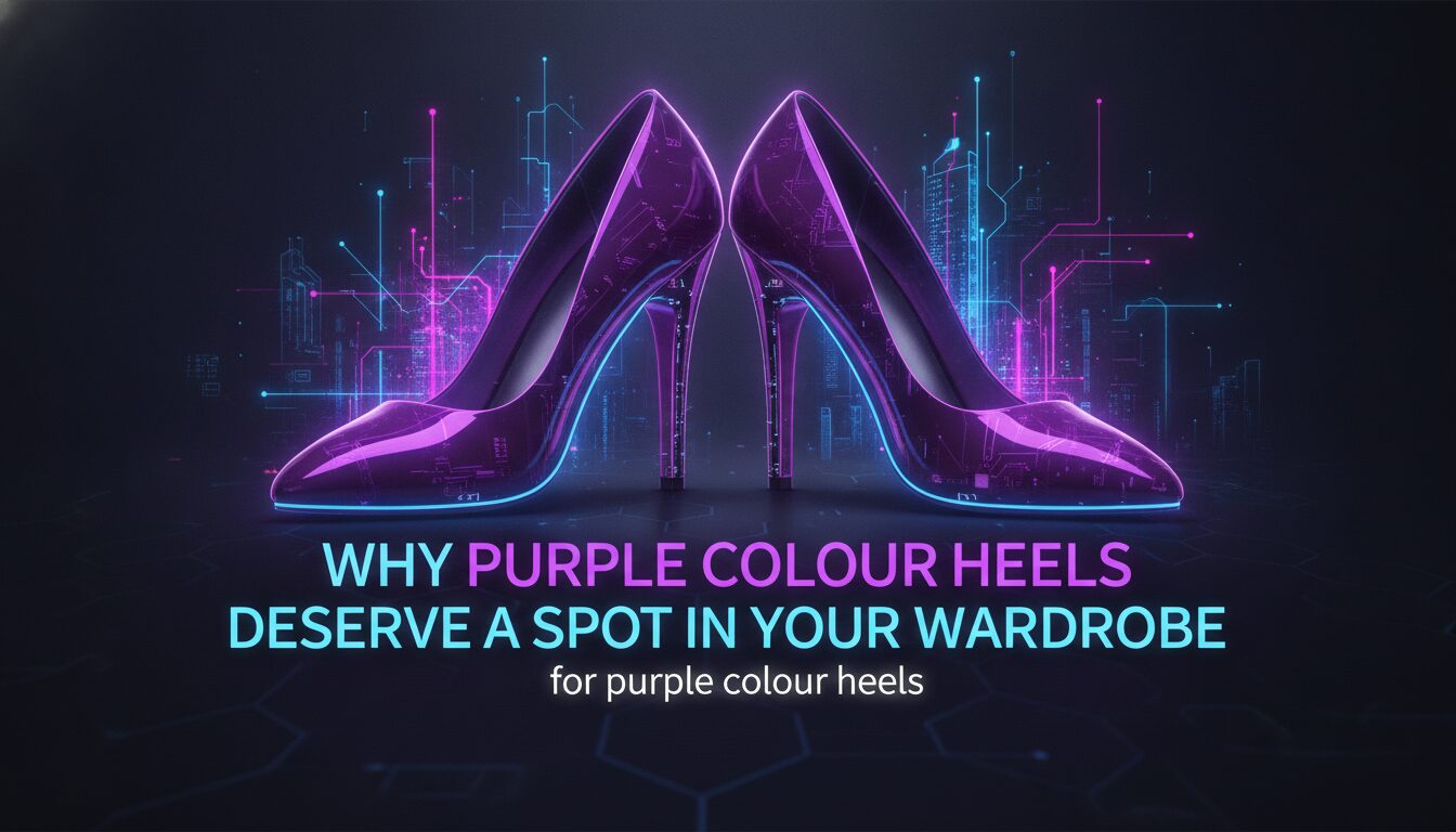 Illustration of Why Purple Colour Heels Deserve a Spot in Your Wardrobe