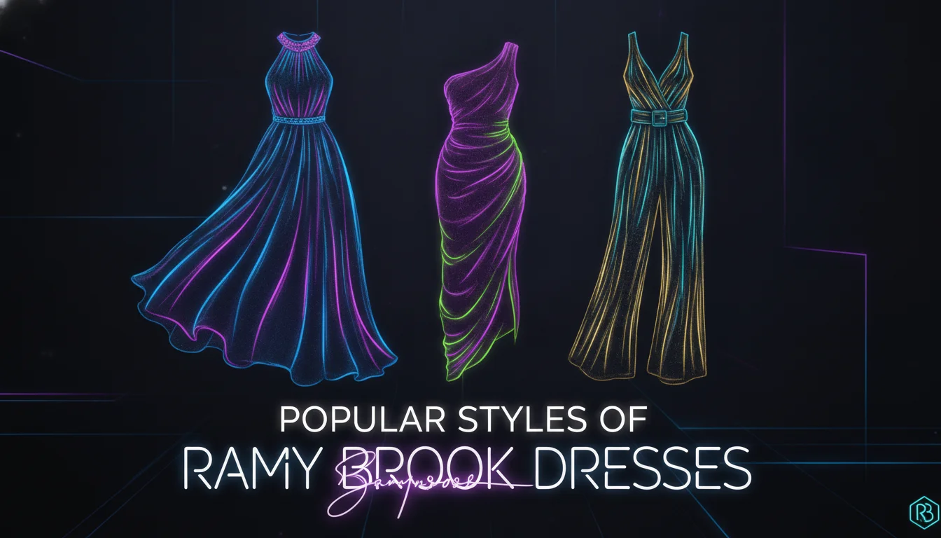Popular Styles of Ramy Brook Dresses — illustrated overview