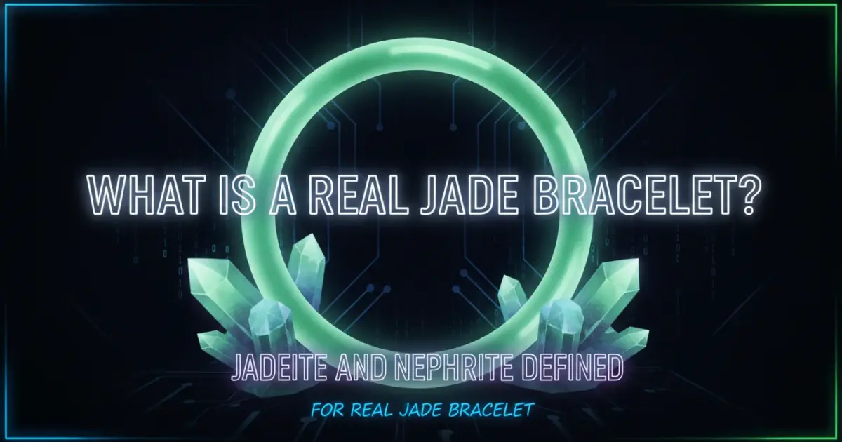 Illustration of What Is a Real Jade Bracelet? Jadeite and Nephrite Defined