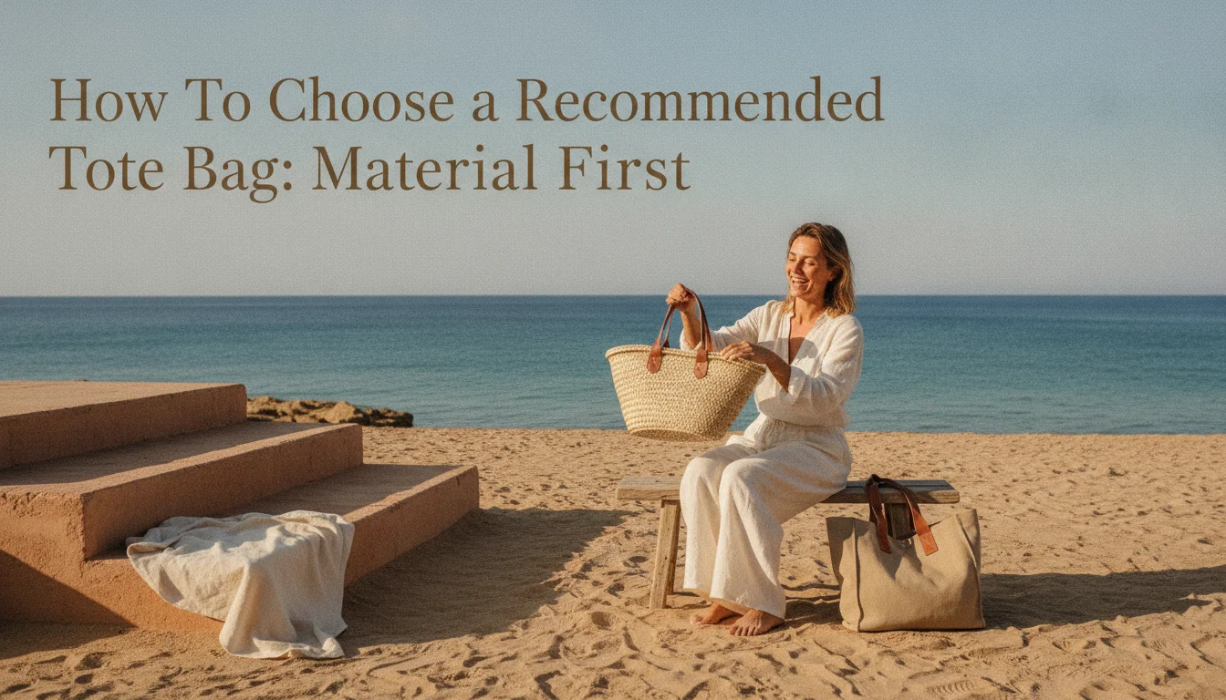 Visual guide to How To Choose a Recommended Tote Bag: Material First