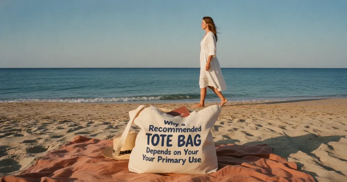 Illustration of Why a Recommended Tote Bag Depends on Your Primary Use