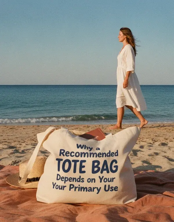 Illustration of Why a Recommended Tote Bag Depends on Your Primary Use