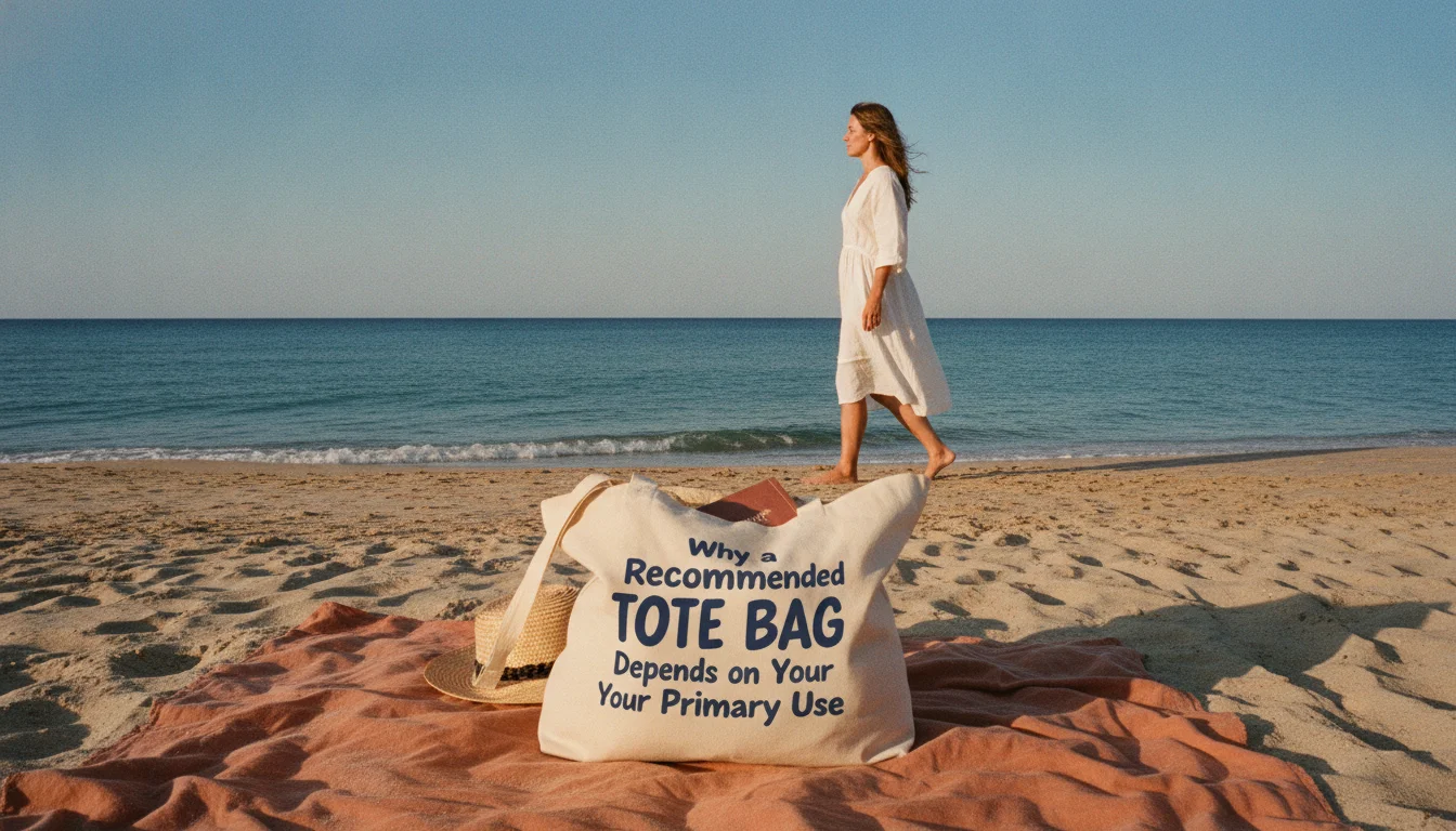 Illustration of Why a Recommended Tote Bag Depends on Your Primary Use