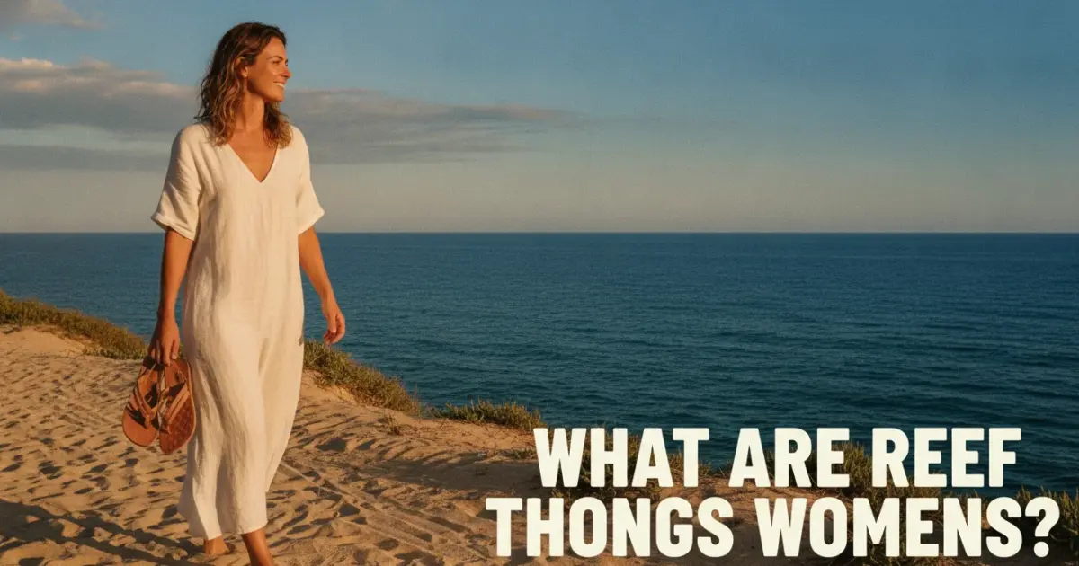 Illustration of What Are Reef Thongs Womens?