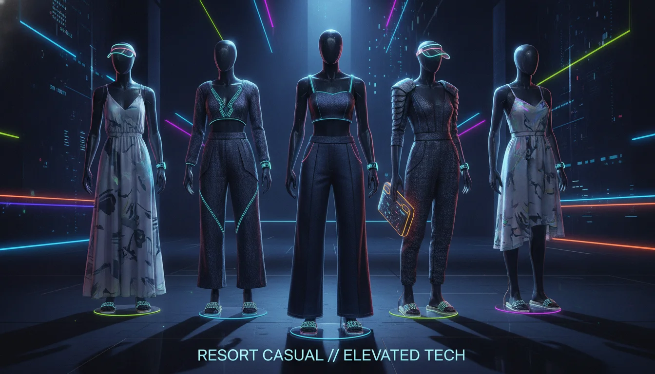 Concept illustration for Resort Casual Attire for Women